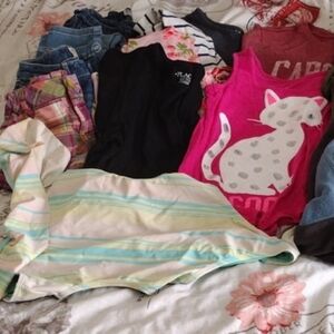 Girls size 10 clothing lot.